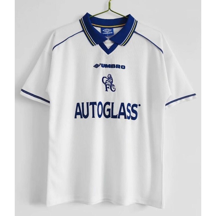 95 97 98 00 14 15 16 17 Chelsea Away Thai Edition Retro Soccer Jersey ฟุตบอล Vintage Jerseys