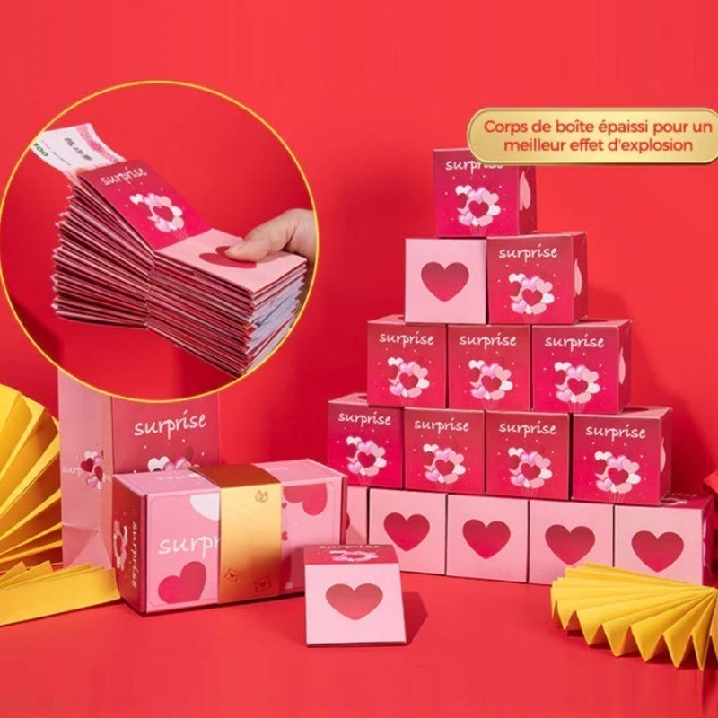 กล่องกระโดดเซอร์ไพรส์ กล่องเด้ง การ์ด DIY กล่องของขวัญระเบิดเงินสด ตกแต่งปาร์ตี้ เซอร์ไพรส์วันเกิด - รูปที่ 6
