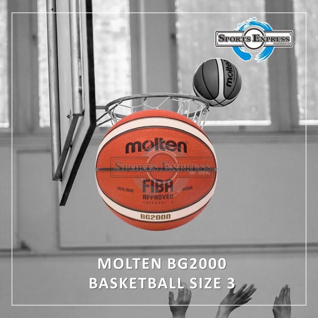 MOLTEN Basketball BG2000 Size3 Bola Keranjang (สําหรับเด็ก) -Sports Express