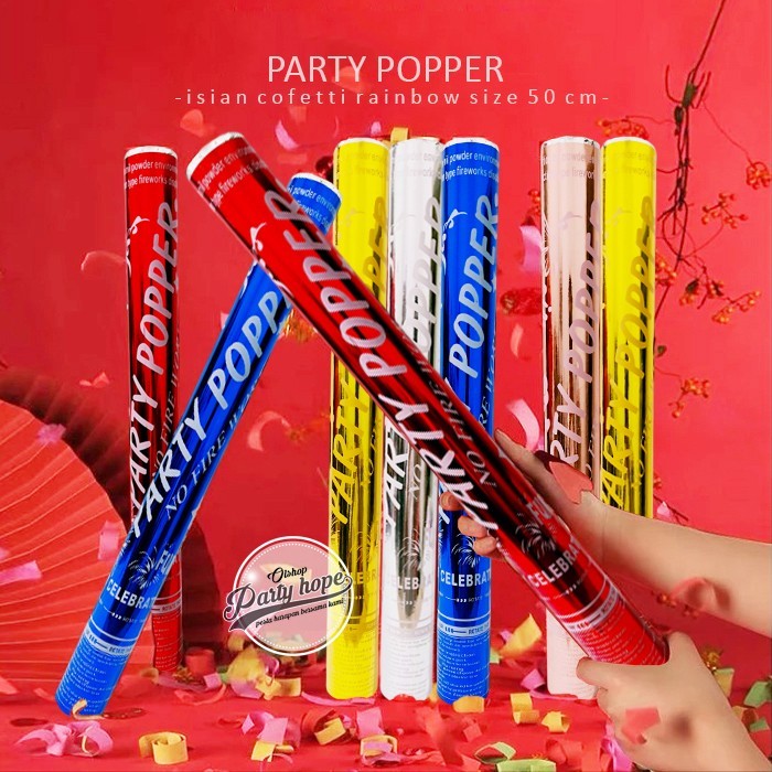 Party Popper Confetti / Confetti Party Popper / Party Popper / สเปรย์กระดาษสีปาร์ตี้ Confetti