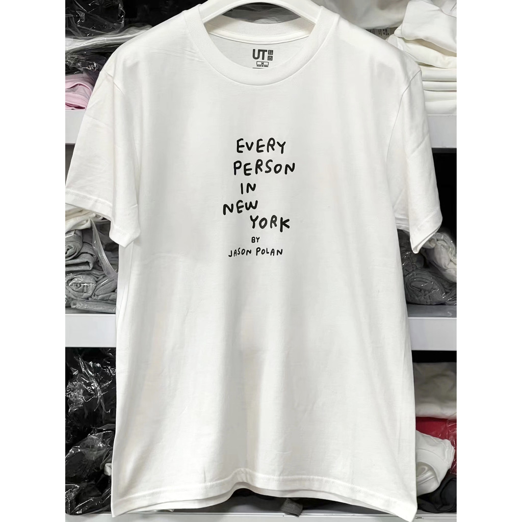 Uniqlo Mens/Womens (UT) เสื้อยืดพิมพ์ลาย Jason Polan (แขนสั้น) 434379 ยูนิโคล่