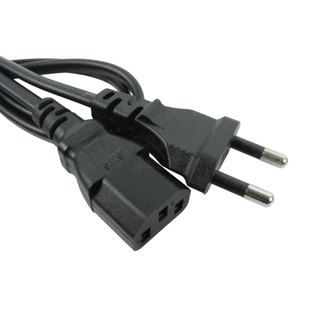 สายไฟ AC Power Cable 250V/10A แบบ 2/3-Pin มอก. แท้ 100% ปลั๊กไฟ สำหรับลำโพง/วิทยุ/คอม/หม้อหุงข้าว