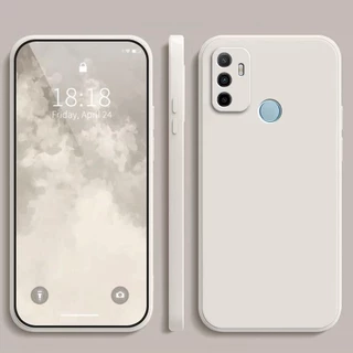 เคส OPPO A53 2020 / A33 สีทึบ OPPO A33 A53 2020 เคสป้องกันซิลิโคนป้องกันการตกสีธรรมดาเรียบง่าย YT