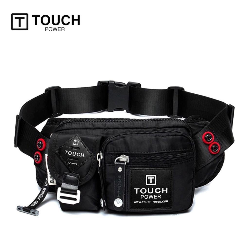 ใหม่ Touch Power & Tough Warrior Men กระเป๋าคาดเอวกระเป๋าคาดหน้าอกกระเป๋าสะพายไนลอนนุ่ม