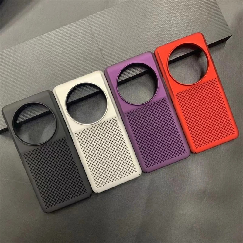 Slim Cooling สําหรับ Xiaomi 14 Ultra 13 12S 11Ultra Slim Thin Matte PC Hard ปกหลังสําหรับ Mi 13 Ultra เคสโทรศัพท์กันชน