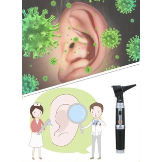 Yb1 เครื่องมือดูแลหูCarevas Pocket Otoscope 3X True View Full Spectrum Home Physician Ear Care Diagnostic Set 8 เคล็ดลับสําหรับผู้ใหญ่และเด็ก FDA & CE ได้รับการอนุมัติ