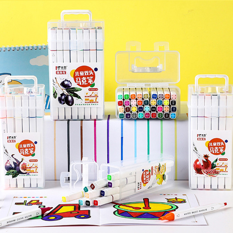 [พร้อมส่ง]🔥ปากกาอะคริลิค กันน้ำ 12/24/36/48สี เขียนได้ทุกพื้นผิว ปากกาเขียนแก้ว /พลาสติก/ไม้/เหล็ก/กระจก