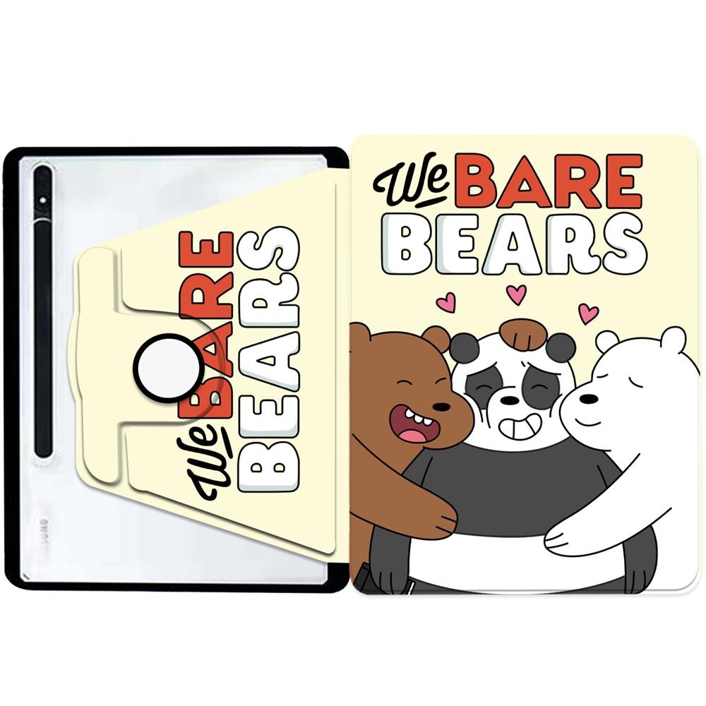ซัมซุง Tab case S6 lite A8 A9 S7/S8/S9 S7+/S8+/S9+ฟังก์ชั่น Folio Stand แบบหมุนได้มุมปรับได้ฟรีมือสะดวกมากเมื่อคุณดู