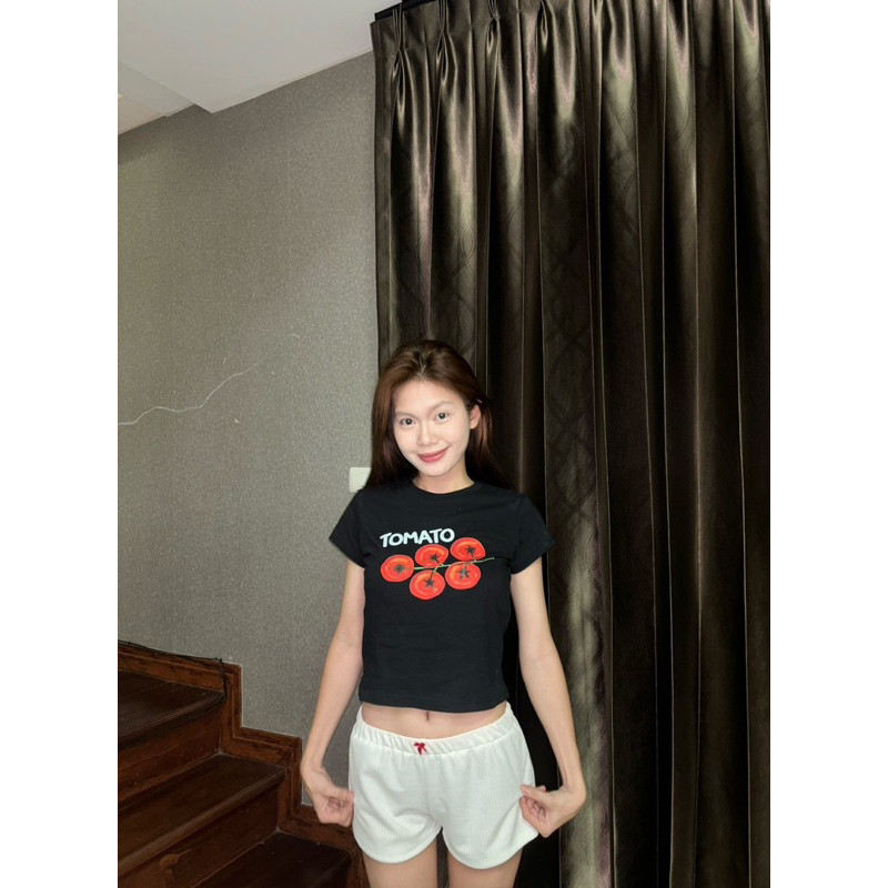 (จัดส่งตลอด 24 ชั่วโมง）Angel Official เสื้อยืด babytee รูปที่ 5
