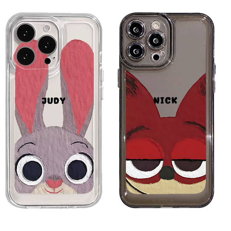 Cute cartoon Fox Nick phone case iPhone 16 16pro 16promax 11 13 14 Pro Max