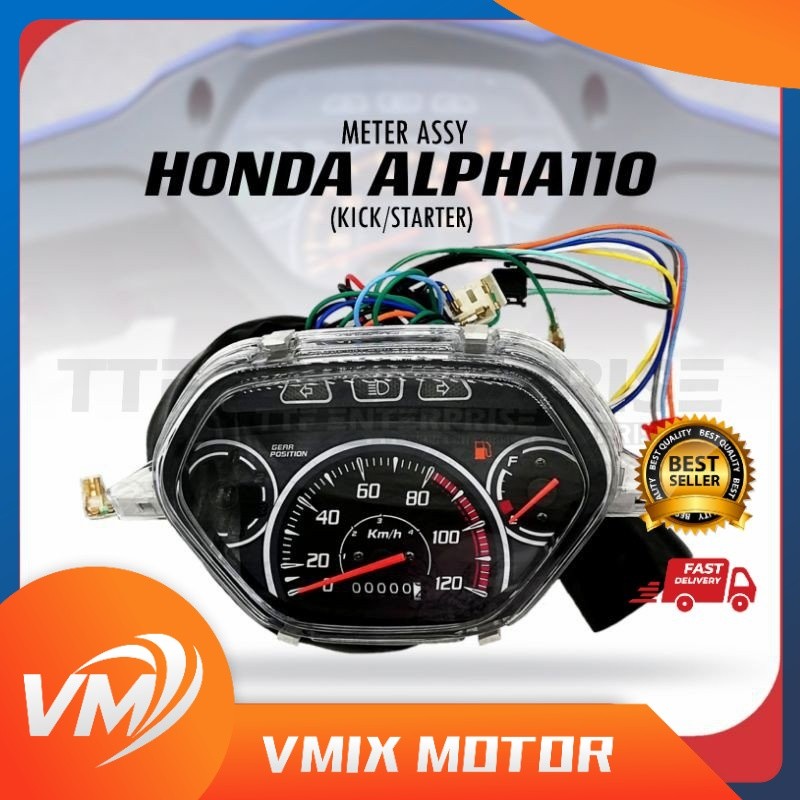 HONDA ALPHA110 / CX METER ASSY (KICK/STARTER) WAVE ALPHA 110 CX