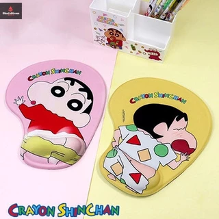 COD Crayon แผ่นรองเมาส์อนิเมะพร้อมที่วางข้อมือซิลิโคน แผ่นรองเมาส์สําหรับเล่นเกม 3D แผ่นรองโต๊ะนุ่มกันลื่น ของขวัญใหม่