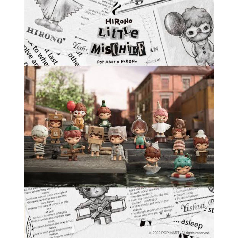 กล่องสุ่ม popmart art toy กล่องสุ่ม Popmart hirono V2 กล่องสุ่ม Gift figurines