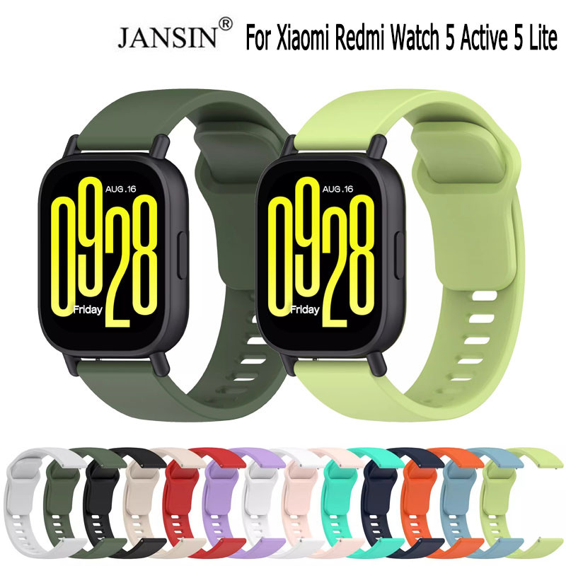 สาย redmi watch 5 lite สายนาฬิกาข้อมือซิลิโคนสําหรับ Xiaomi Redmi Watch 5 Active สาย