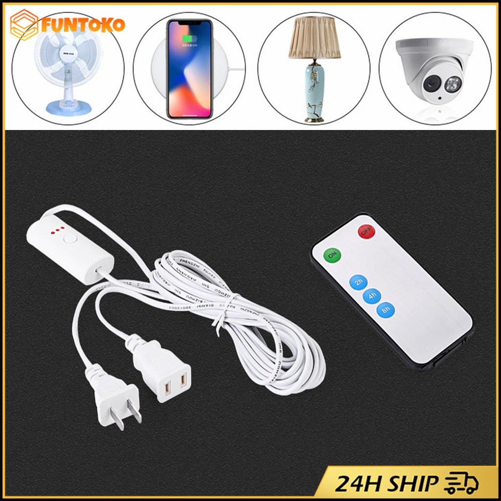 สินค้ามีคุณภาพ สายเคเบิลต่อขยายพัดลม พร้อมฟังก์ชั่นตั้งเวลา 2-8ชั่วโมง มีรีโมต สายยาว5เมตร ใช้งานสะดวก