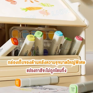 LionToys ชั้นวางหนังสือเด็ก ชั้นหนังสือเด็ก ได้เพิ่มความหนาความแข็งแรง และมีการใช้งาน 2 ด้าน