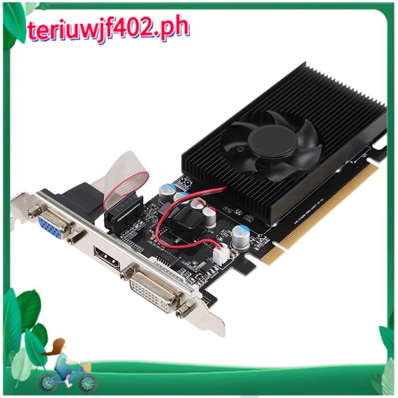 GT210 1GB DDR2 64Bit กราฟิกการ์ด PCIE 2.0 GPU - ใช้งานร่วมกับ DVI VGA Desktop Video Card