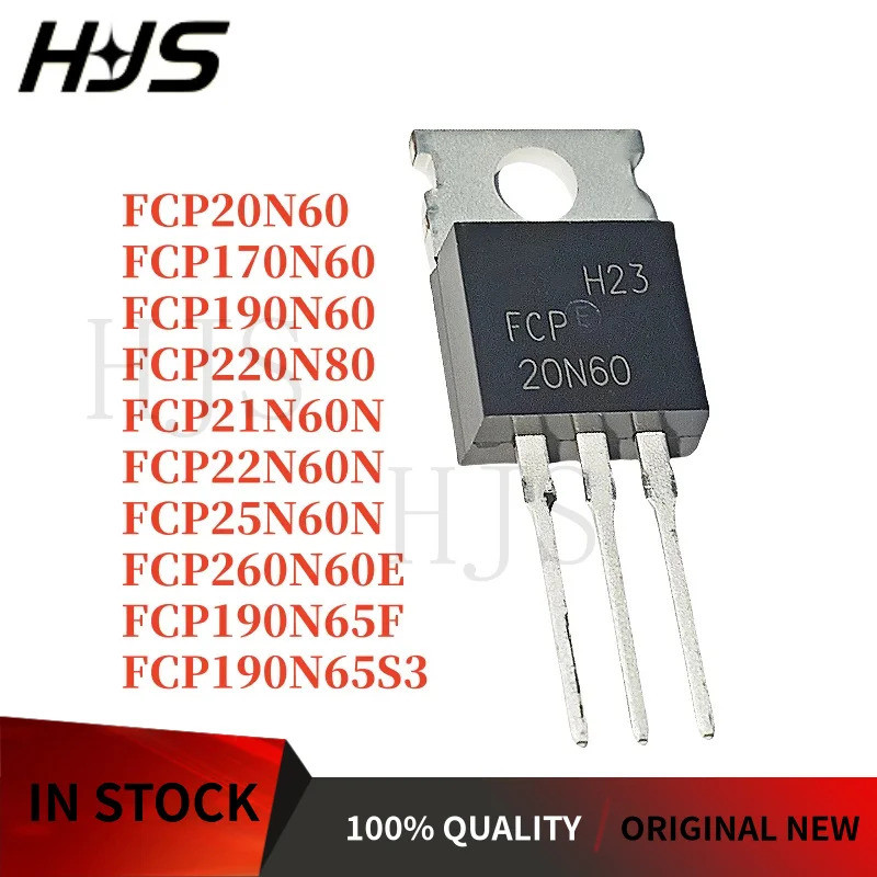 1-5PCS FCP20N60 FCP21N60N FCP22N60N FCP220N80 FCP260N60E FCP170N60 FCP190N65S3 FCP190N65F FCP65F FCP