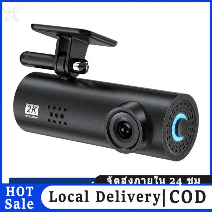 🚚จัดส่งในพื้นที่ COD🌟 LF9 Pro Dash Cam 1080P Night Vision กล้องบันทึกภาพ Wi-Fi Dashcam 170°FOV 24H จ