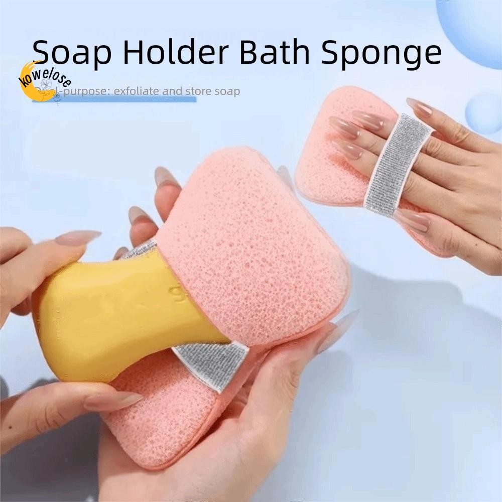 KOWELOSE 1Pc Soap Bag, Foamingสบู่ขัดผิวแบบหนา, Soaps Saver Bath Foaming Sponge Foam Mesh Bath Bath 
