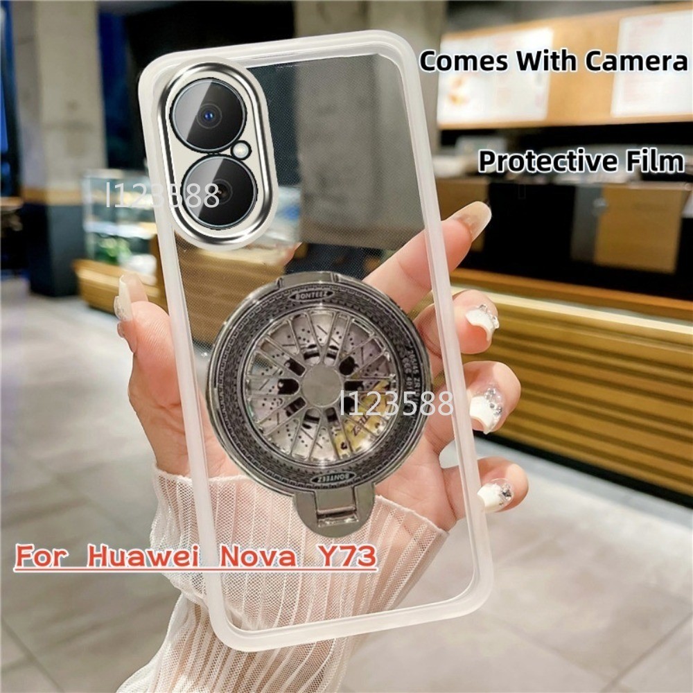 สําหรับ Huawei Nova Y73 4G สําหรับ Huawei Nova Y73 Y73 NovaY73 4G 2025 นุ่มกรณีไล่โทนสีด้วย Gyroscop