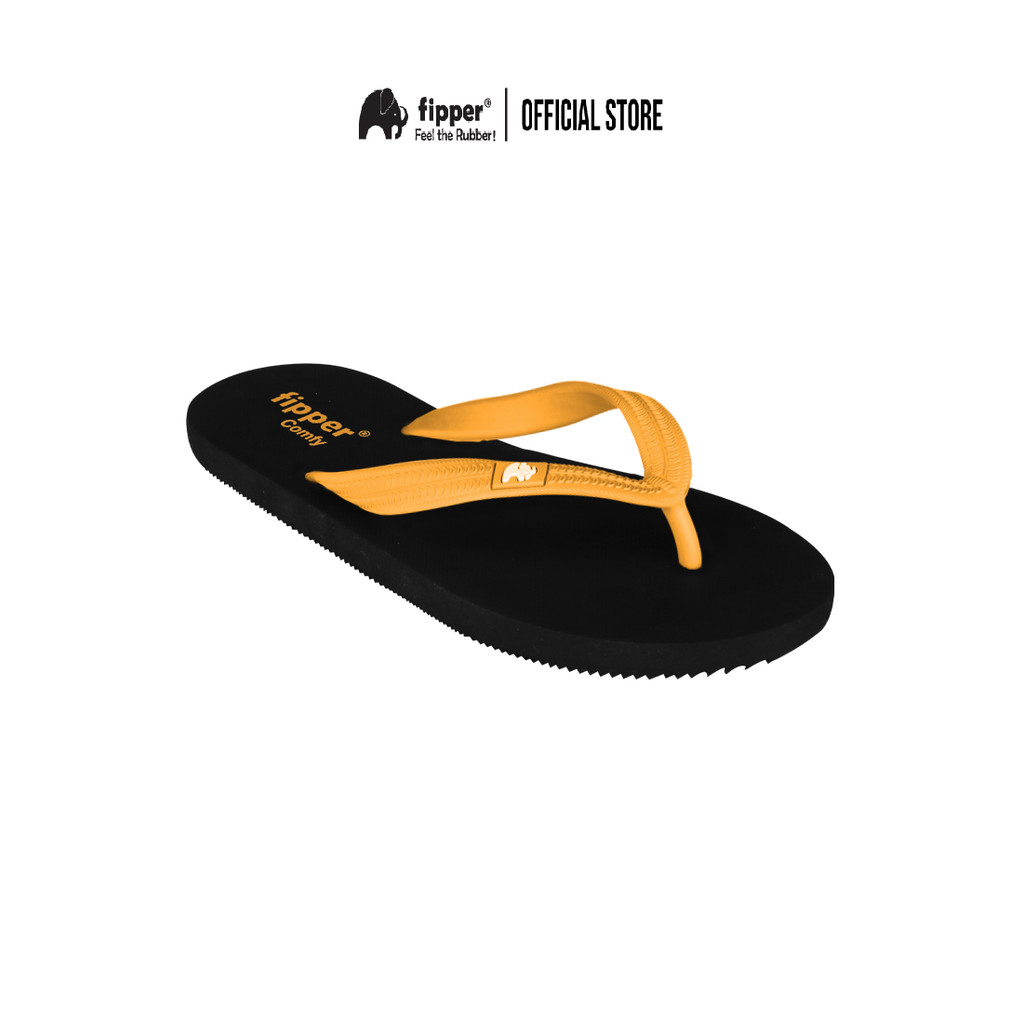 Fipper Selipar Comfy Getah Yellow (Goldenroad) - รองเท้าแตะ Fipper Comfy Rubber สีเหลือง (Goldenroad