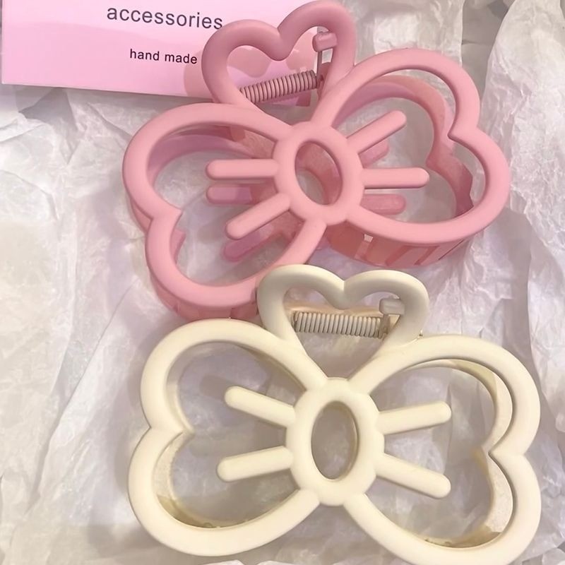 กิ๊บติดผมโบว์แบบเรียบง่าย สไตล์เกาหลี เครื่องประดับผมสำหรับเด็กผู้หญิง