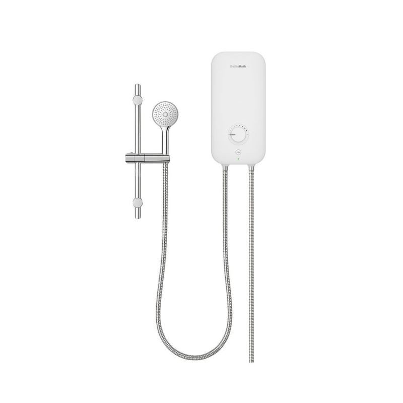 [ติดตั้งฟรี! แบบจั๊มไม่รวมอุปกรณ์] BATH&BATH เครื่องทำน้ำอุ่น 4500W รุ่น BT-W9119-WH