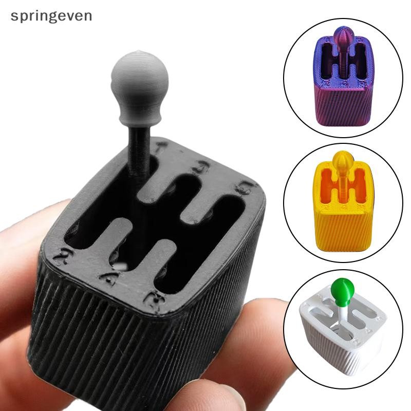 [springeven] Gear Shifter Fidget Toy 3D พิมพ์เกียร์ธรรมดาเกียร์ Paddle ของเล่นความเครียดบรรเทาผ่อนคลาย Fidget ของเล่นโต๊ะเครื่องประดับตกแต่งบ้านสต็อกใหม่