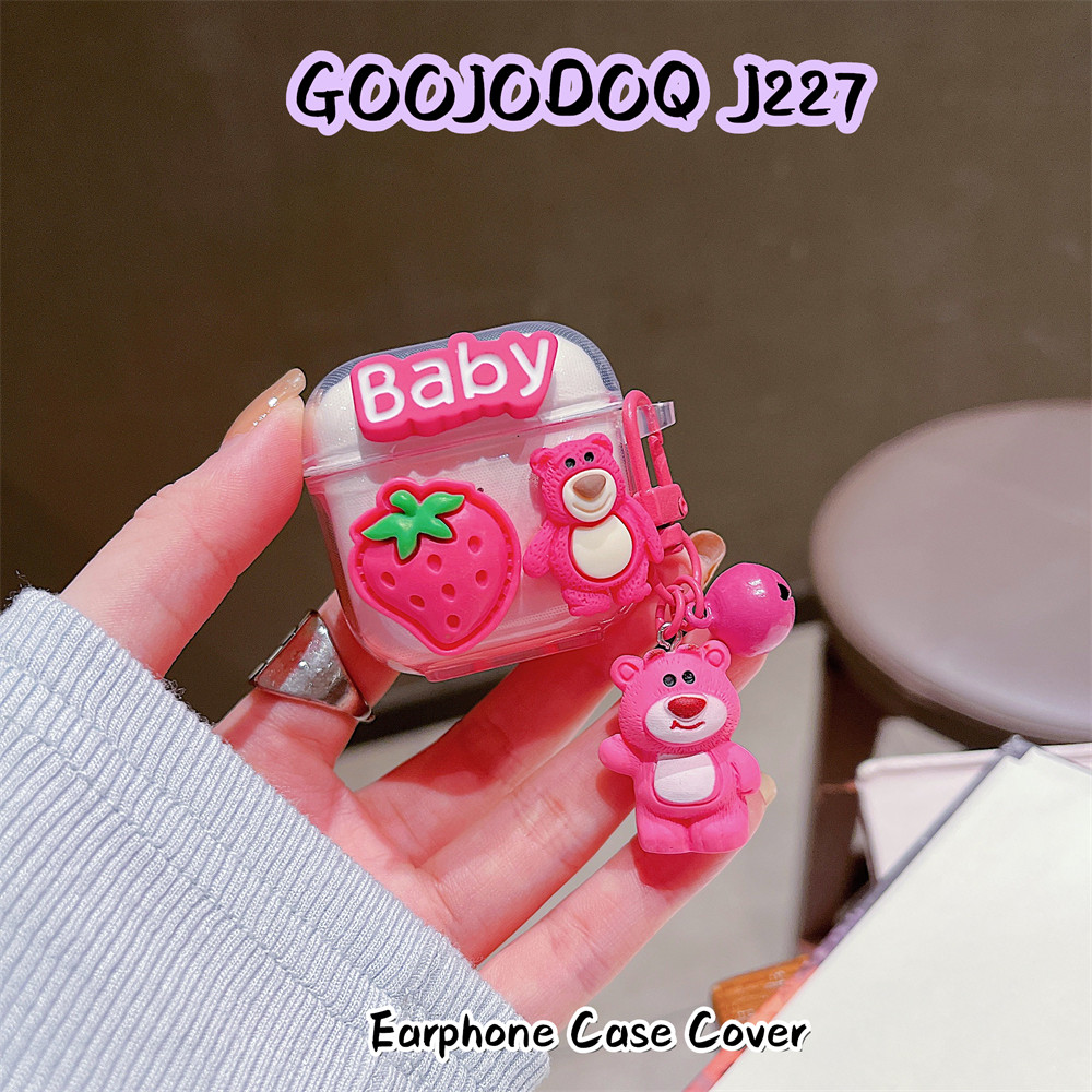 จัดหาโดยตรงสําหรับ GOOJODOQ J227 กรณี DIY การ์ตูนสร้างสรรค์ซิลิโคนอ่อนนุ่มหูฟังกรณีปลอกฝาครอบ