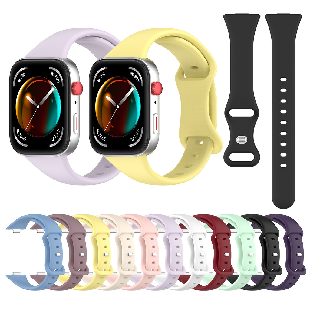 สายซิลิโคนสําหรับนาฬิกา Huawei Fit3 Fit4 Pro Fit 3 4 สายรัดข้อมือสร้อยข้อมือกีฬาสายนาฬิกา