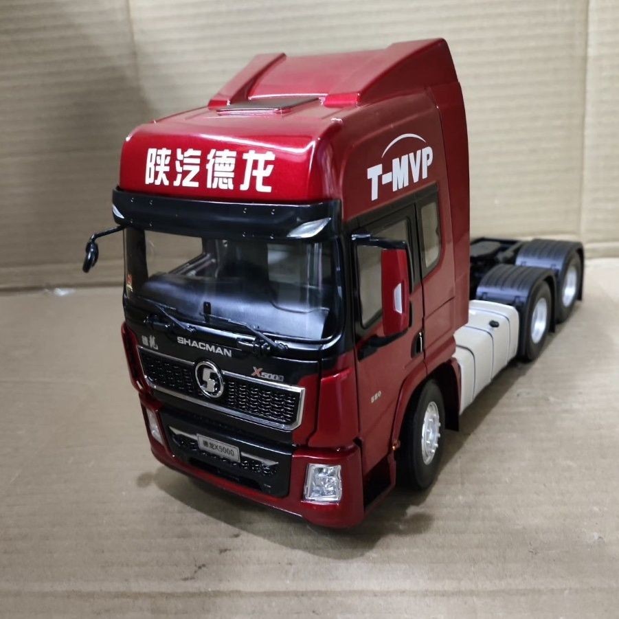 1/24 Original Factory Out of Print รถยนต์ Delong X5000 รถบรรทุกรถแทรกเตอร์รถรุ่นเท่านั้น Open Seal P