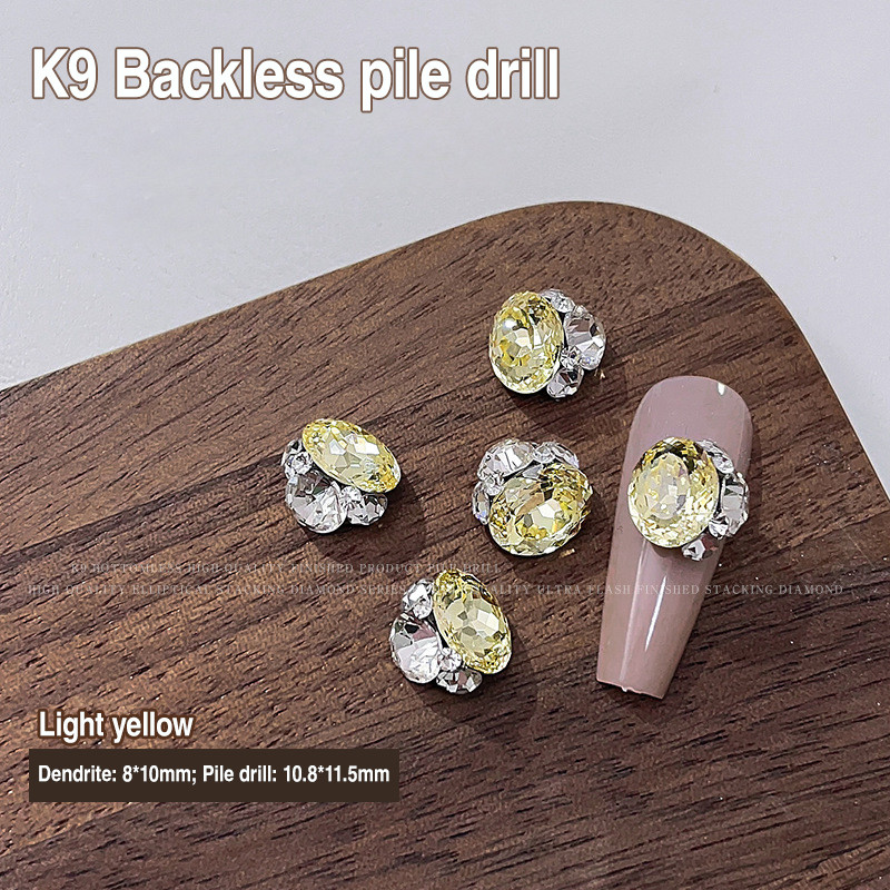 เล็บตกแต่งเล็บสติกเกอร์เล็บ Rhinestones คริสตัลเพชร DIY หินใส Shinning เครื่องประดับแก้ว KOUDAN - รูปที่ 3