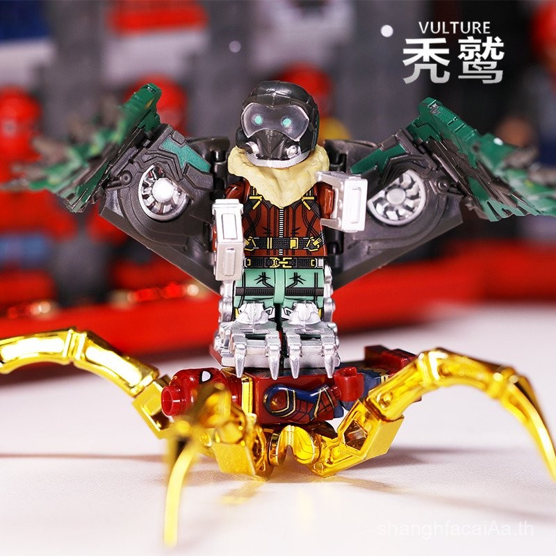 Vulture Vulture Aircraft Wings Movable Third Party MOC Building Block Minifigure Spiderman ของเล่นใน