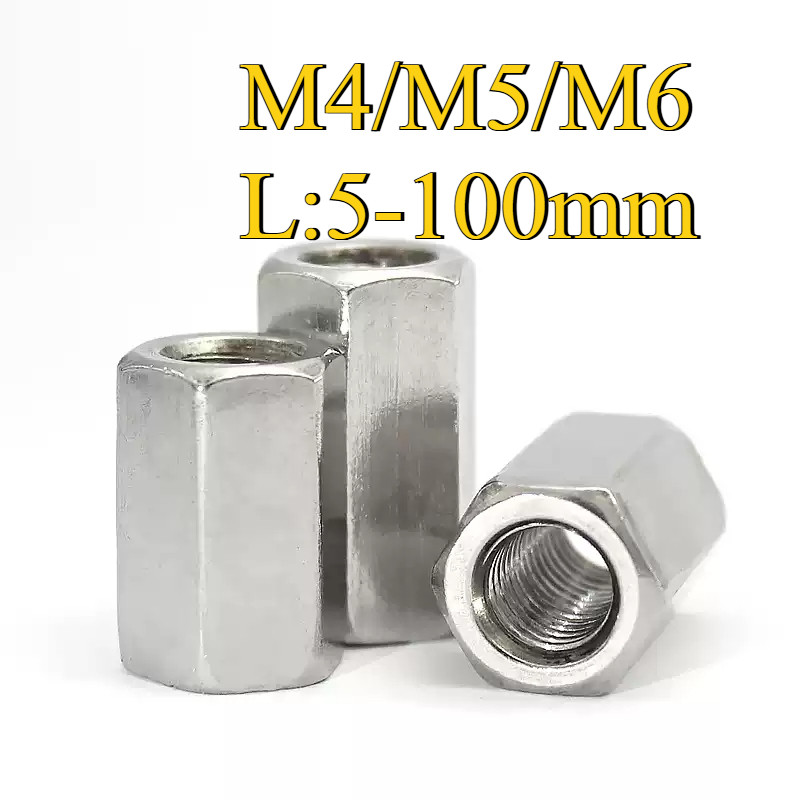 304 คอลัมน์หกเหลี่ยมสองทางสแตนเลส M4/M5/M6 (-ML-RM-PH)