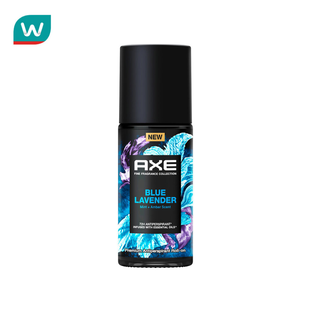 Axe แอ๊กซ์ โรลออน บลู ลาเวนเดอร์ พรีเมี่ยม แอนติเพอสไปแรนท์ 45 มล.