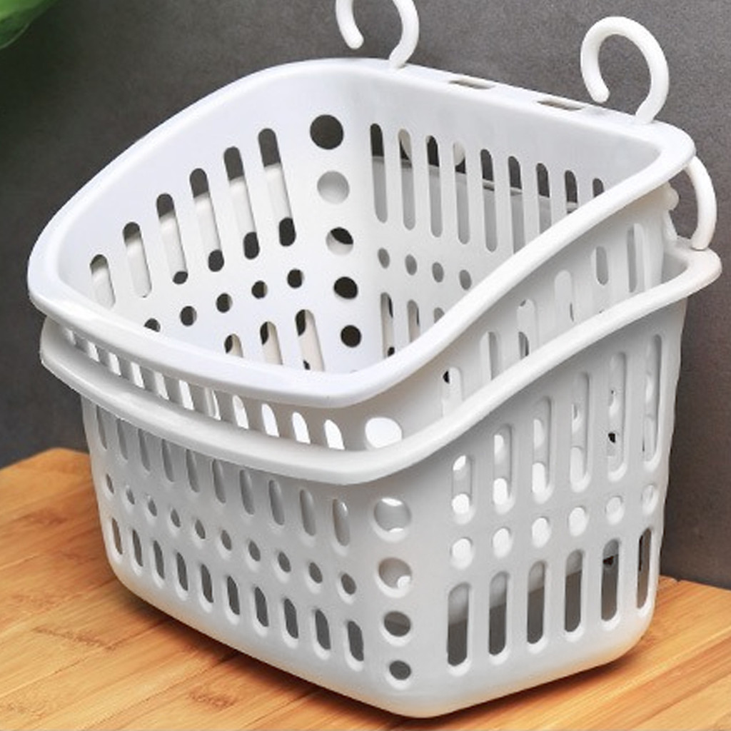 ตะกร้าอาบน้ําอเนกประสงค์พร้อมตะขอ-ที่เก็บของแบบแขวนในห้องน้ํากันน้ํา-ห้องครัวจิปาถะและชั้นวางจัดระเบียบอุปกรณ์อาบน้ํา - รูปที่ 6