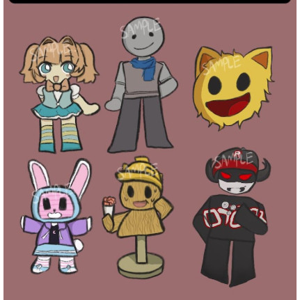 RESTOCK SOON 1.5in Regretevator Roblox อะคริลิค