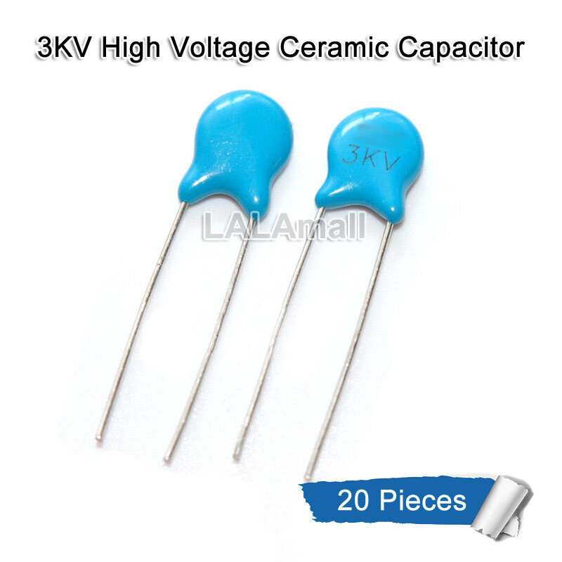 20 ชิ้น/ล็อต 3KV แรงดันไฟฟ้าเซรามิค Capacitor 5P 10P 15P 20P 22P 27P 30P 47P 56P 101 100P 221 220P 3