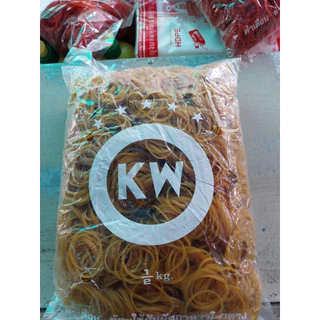 หนังยาง KW 20ห่อ หนัก 10kg หนังยางรัดแกง หนังยางมัดถุง วงใหญ่ วงเล็ก มี3สี พร้อมส่ง *ออกใบกำกับภาษี* W2