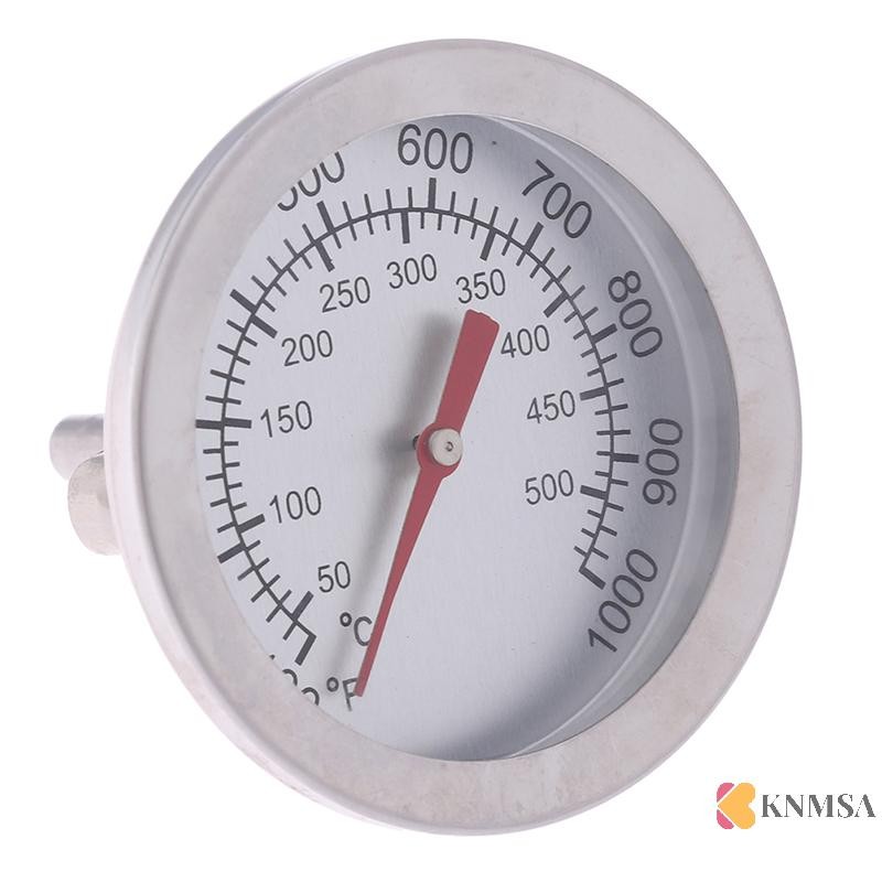 KNMSA] สแตนเลส BBQ เชื่อม Pit Grill Bimetallic เครื่องวัดอุณหภูมิ Temp Gauge สสเดิมnnnคอเต่า ckm
