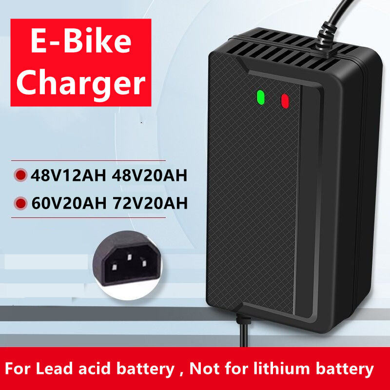 48V 12AH 48V 20AH 60V 20AH 72V 20AH พัดลมไฟฟ้าจักรยานแบตเตอรี่ชาร์จ Ebike Ebike E-Bike Charger Tricy