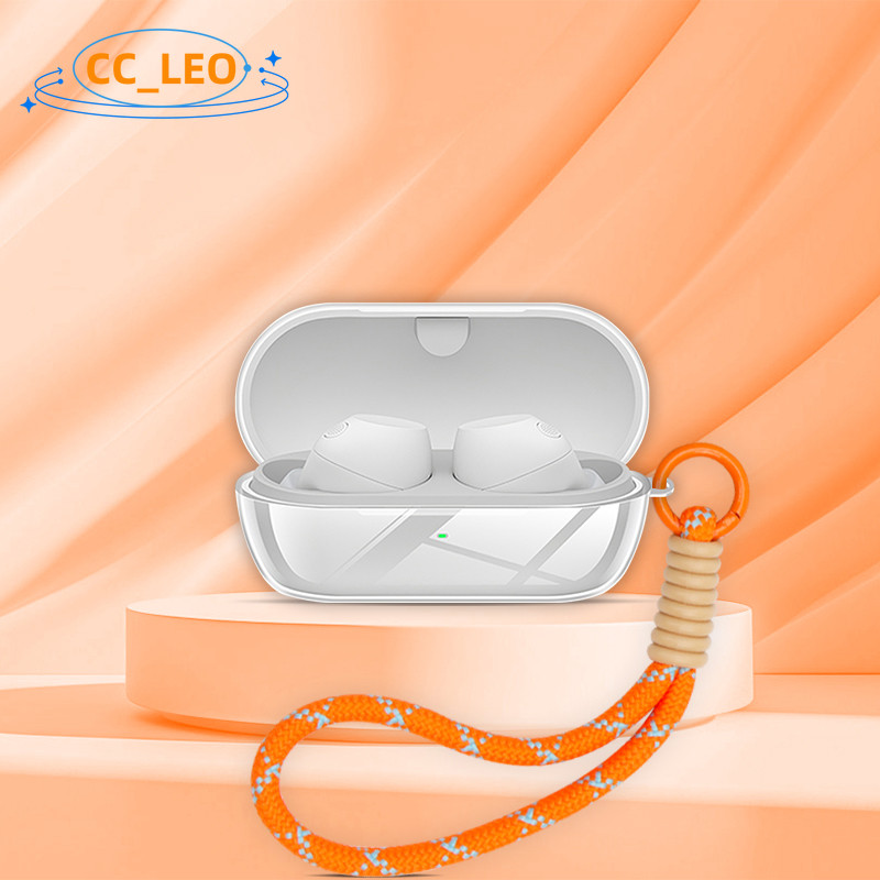 For Sony WF-C710N Case Clear Soft Case Lanyard Pendant Suitable for Sony WF-C710N Shockproof Shell Protective Sleeve - รูปที่ 6