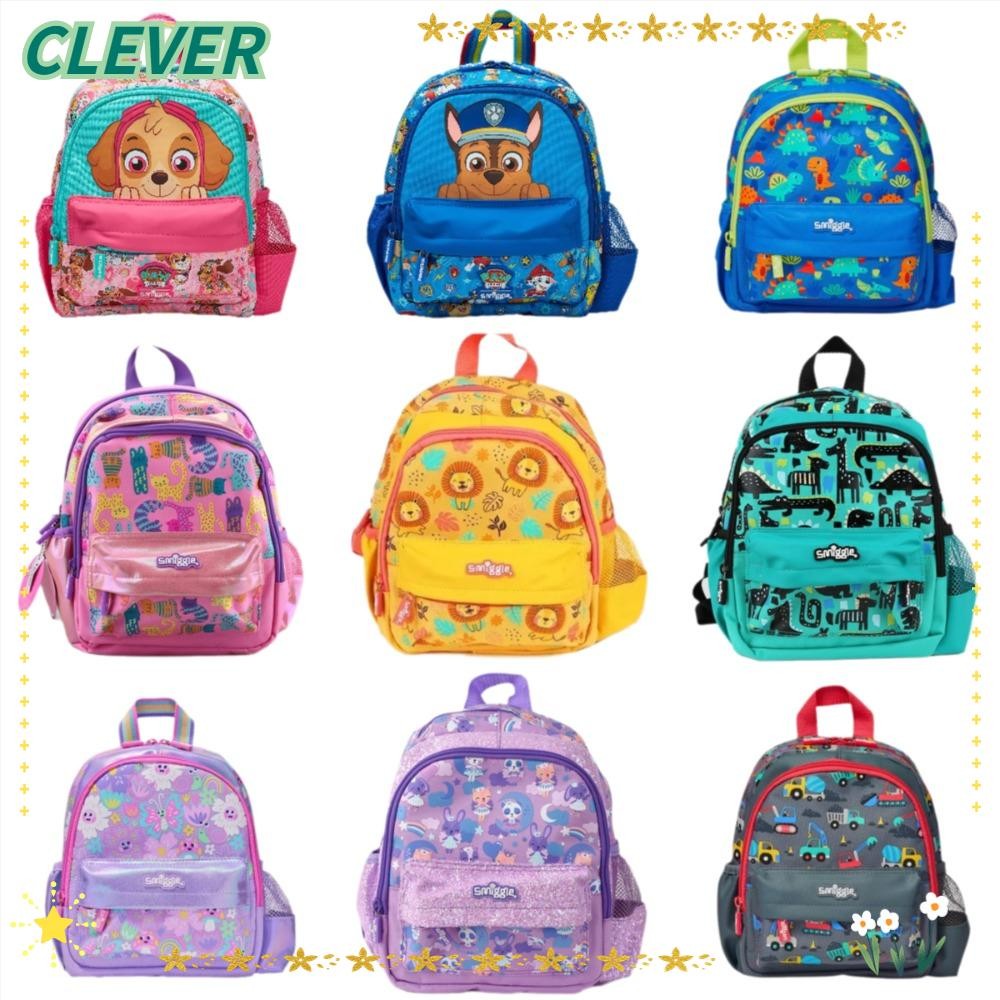 กระเป๋าเป้ CLEVER ความจุมาก สำหรับเด็กนักเรียน ออกแบบการ์ตูนอนิเมะ เหมาะทำของขวัญวันคล้ายวันเกิดให้เด็กก่อนเข้าเรียน