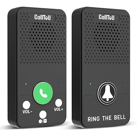 Daytech ChunHee Calltou ระบบอินเตอร์คอมไร้สายสําหรับ Home Full Duplex วิทยุ 2-Way, แฮนด์ฟรีห้องสื่อสารระบบอินเตอร์คอมไร้สายสําหรับ House, ธุรกิจ, สํานักงาน HI06