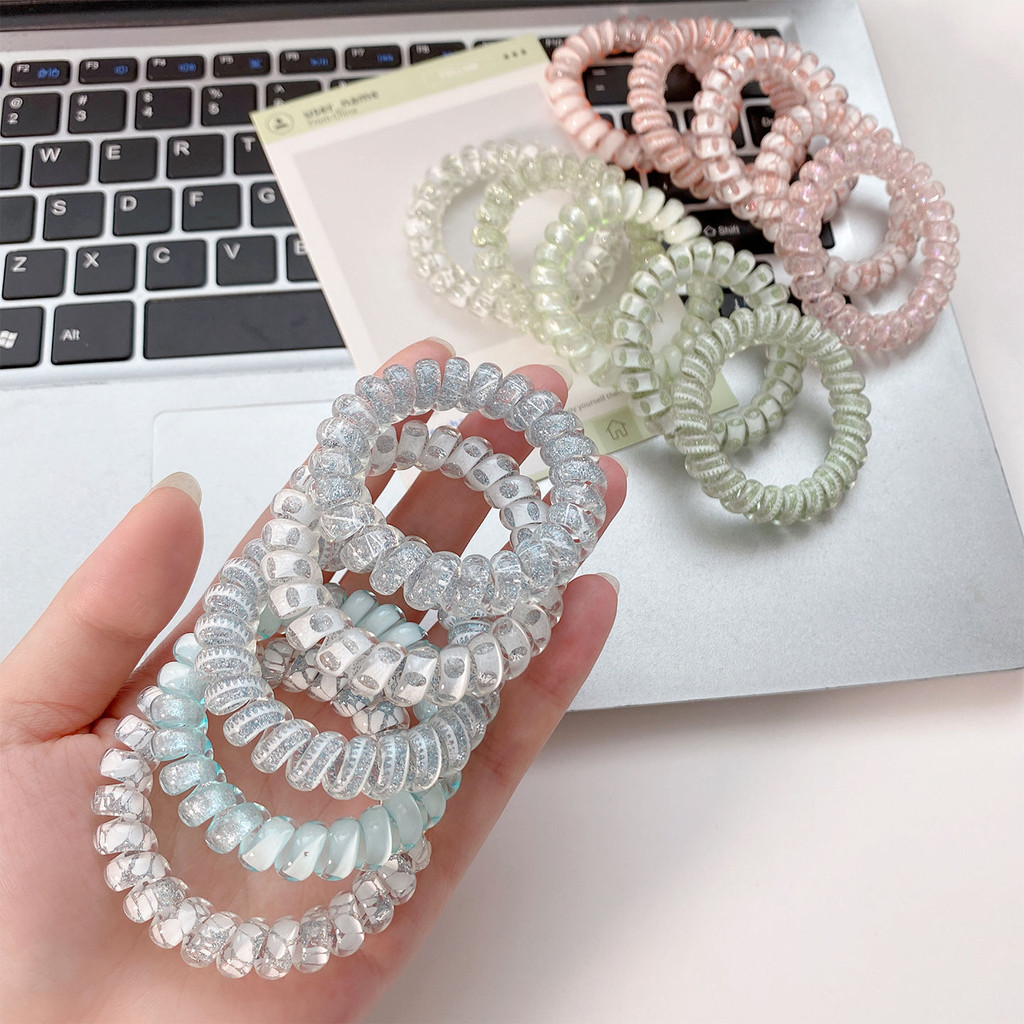สีผลไม้สดใสน่ารัก สำหรับจัดทรงผมหางม้า ยืดหยุ่นและทนทาน – โปรปัง