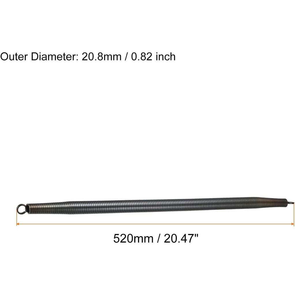 PATIKIL 20.8 มม.OD B ประเภทฤดูใบไม้ผลิหลอด Bender 520 มม.ยาวสําหรับ 25 มม.3/4 "ท่อพีวีซีในบ้านและช่า