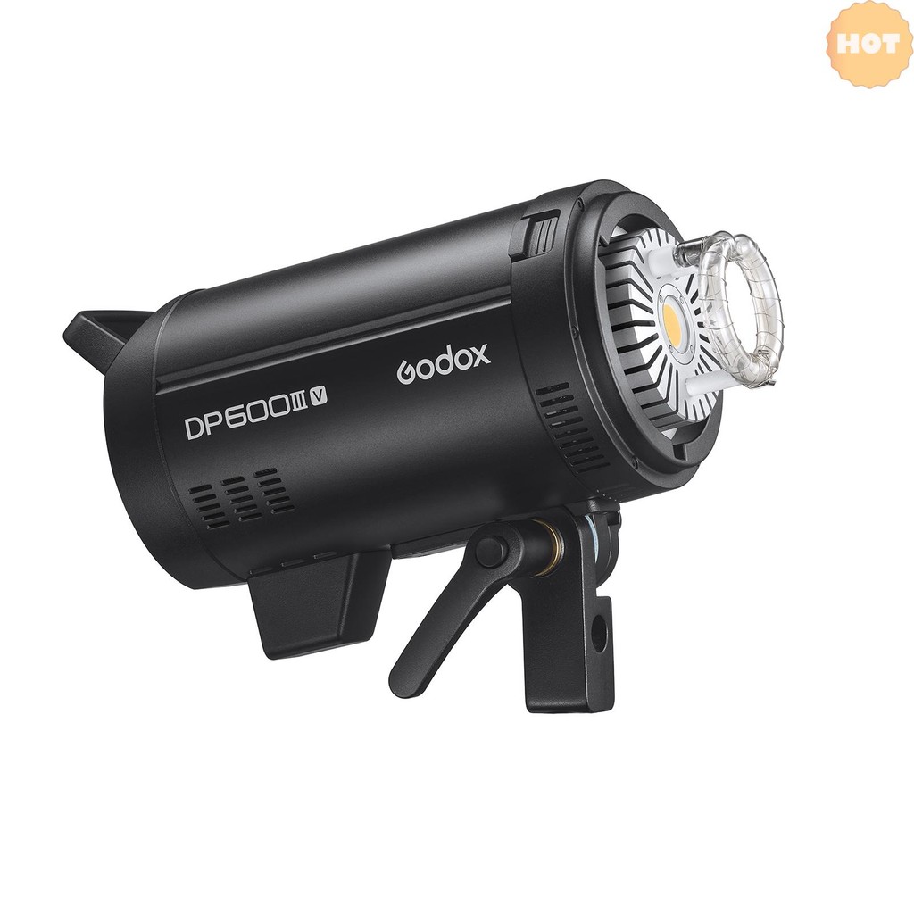 [2025 ใหม่] Godox DP600III-V อัพเกรดสตูดิโอแสงแฟลช 600Ws Power GN106 5600±200K Strobe Lighting ในตัว