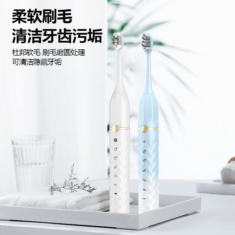 Ani guitaro刷罗马IPX8 全防水金轴可爱头ผู้ชายและผู้หญิง Fupai โซนิคแปรงสีฟันคอลัมน์โรมัน IPX8 เต็มร่างกาย bixuba