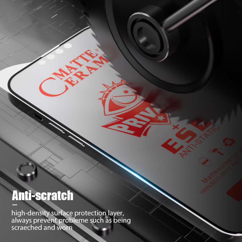 ฟิล์มกันมองกันเสือก ฟิล์มเซรามิก For Samsung A56 A36 A26 A16 A06 S25 S24 Ultra S22 S21 Plus S20 FE A55 A54 A53 5G A15 - รูปที่ 5